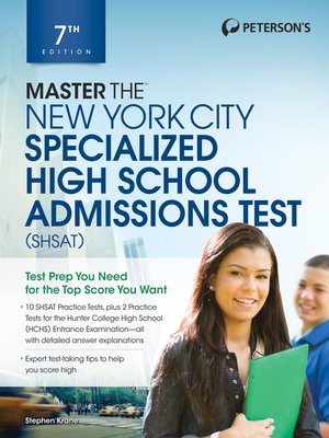 cover image of Master the New York City Specialized High School Admissions Test